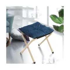 GENERICO - BANCA O REPOSAPIÉS PEQUEÑO PLEGABLE CON COJÍN ACOLCHADO