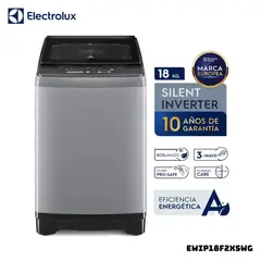 Electrolux - LAVADORA ELECTROLUX TECNOLOGIA INVERTER KG CARGA SUPERIOR GRIS - EWIP18F2XSWG