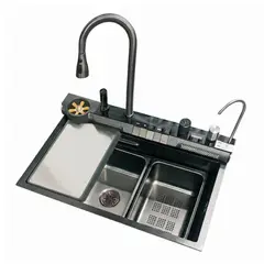 FRATELLI - Lavadero de cocina multifuncional Smart BAHIA-7545