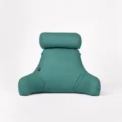 GENERICO - Cojín Anatomico Extra Grande Premium Verde Cemento Con Funda