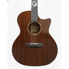 SMIGER - Guitarra Electroacústica Profesional de Madera Caoba Real