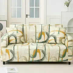 GENERICO - Funda Para Muebles De 3 asientos o 3 Cuerpos - Beige Diseño