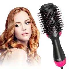 GENERICO - Cepillo Secador de Cabello 3000w Alisador Ondulador 3 En 1 Multifunciónal