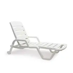 REYPLAST - Cama Soleadora Plástica REY Reyplast Cabo Blanco 191 cm con Respaldo Regulable - 006760