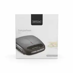 WHITELINE - Sandwichera Grill de Placas Antiadherentes