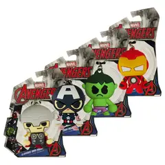GENERICO - Héroes de Bolsillo: Colección 4 Llaveros Figuras Avengers