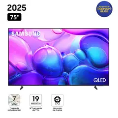SAMSUNG - Televisor QLED 75" Smart TV 4K QN75Q6FA - Nuevo 2025