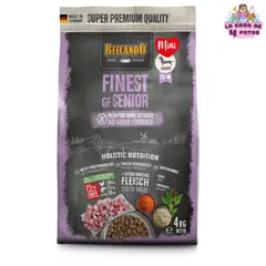 GENERICO - Alimento Belcando sin cereal de 4kg para perros senior razas pequeñas y mediana