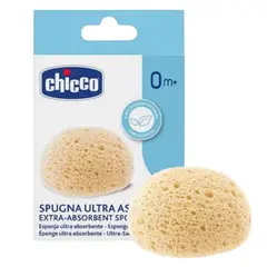 CHICCO - ESPONJA ULTRA ABSORVENTE PARA EL ASEO DEL BEBE