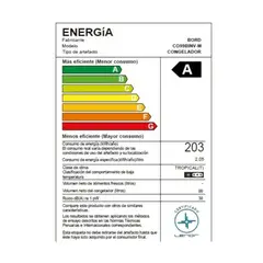 BORD - Congeladora CO99BINV-M 99L Chest Freezer con Función Dual y Eficiencia Energética A