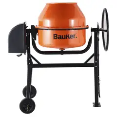 GENERICO - Trompo Mezcladora Eléctrico 0.8HP 130 litros Bauker