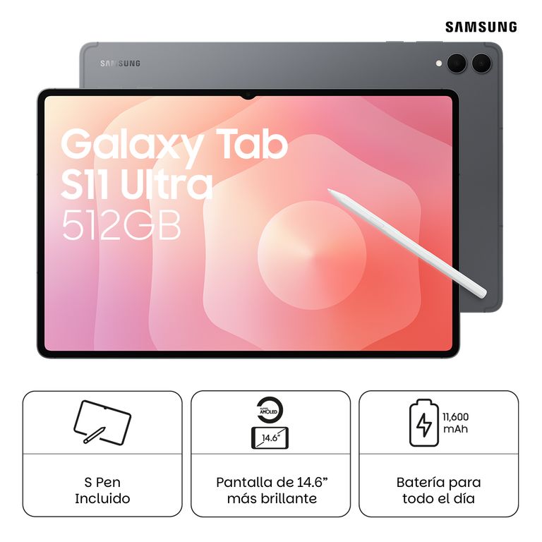 Tablet Samsung Galaxy Tab S11 Ultra 256GB Gray