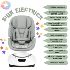 BABI - MECEDORA ELECTRICA TACTIL PARA BEBES CON CONTROL DIGITAL - VERDE