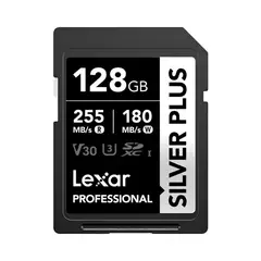 LEXAR - Memoria SD Professional 128GB SILVER PLUS - R255mb - W180mb
