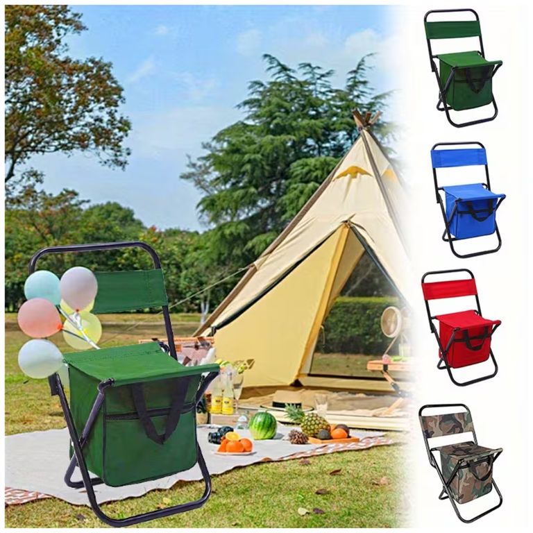 Silla Playa Camping Plegable para Bebes y Niños con Bolsa Incorporada