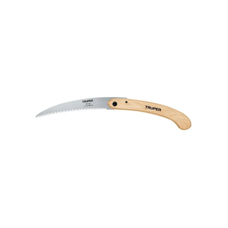 Serrucho plegable 10 hoja curva 6 DPP mango madera Truper - 18178
