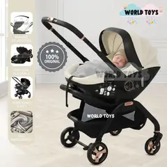 Baby - Coche Carriola de Paseo 3 en 1 «DONUX» Edición Especial Beige