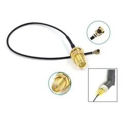 GENERICO - CABLE PIGTAIL UFL A RP-SMA HEMBRA 17CM