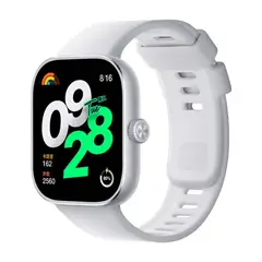 XIAOMI - Smartwatch Xiaomi Redmi Watch 4 Silver GPS Llamadas y monitor de salud