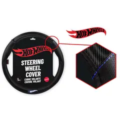 HOT WHEELS - Forro Cubre Volante Modelo Exclusivo Color Negro