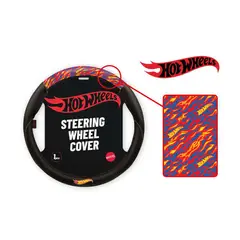 HOT WHEELS - Forro Cubre Volante Calidad Premiun Color Negro