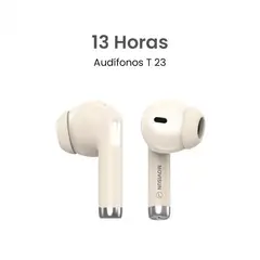 MOVISUN - Audífonos Bluetooth MOVISUN T 23 - Bluetooth 5.4, hasta 13h, sensor táctil, micrófono incorporado