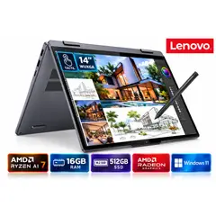 LENOVO - Laptop Lenovo IdeaPad 5 2 in 1 14AKP10  Ryzen AI 7 350 Ram 16Gb SSD 512Gb 14" WUXGA Touch Windos 11