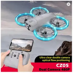 GENERICO - Mini Dron Semi Profesional Portatil CZ05 Camara HD