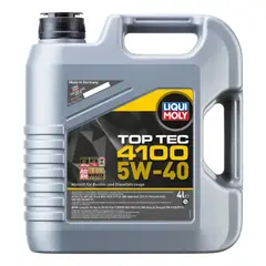 LIQUI MOLY - Aceite de Motor Top Tec 4100 Antidesgaste 5W-40 4LT