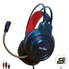 WEIBO - Audífono Gamer con Microfono flexible para Pc WEIBO G61