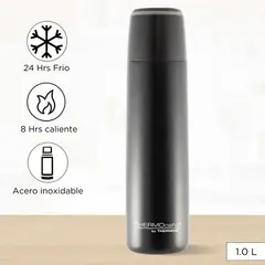 THERMOS - Termo Acero Inoxidable Black Edition 1L Thermos Original