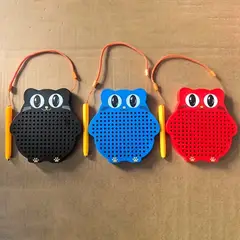 GENERICO - Mini Tablero Magnético de Buho Azul