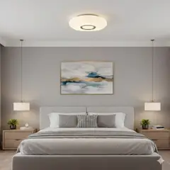 EXTRALED - Panel LED Plafón Decorativo Deborah 50W 40cm 3 Colores de luz ExtraLED