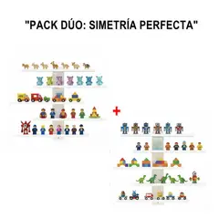 GENERICO - Pack Dúo Repisa Organizadora Infantil 5 Niveles - Simetría Perfecta
