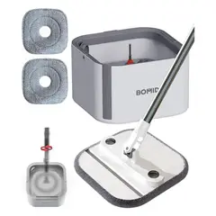 BOMIDI - Trapeador Giratorio 3 en 1 M20 Blanco