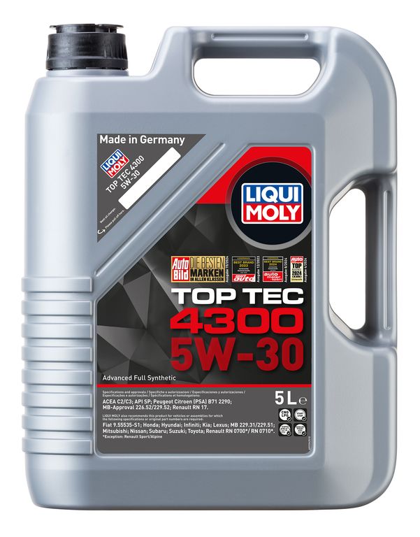 Aceite de Motor Top Tec 4300 Antidesgaste 5W-30 5LT