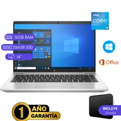 HP - Laptop reacondicionada HP EliteBook 640 G8 Core i5 11va Gen 16GB RAM 256GB SSD Plata