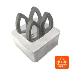 L&H - Dado de Concreto de 40mm Bolsa 100und +400kgcm2