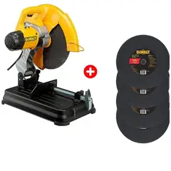 DEWALT - Tronzadora de Metales 14" 2300 W 4000 Rpm + 4 discos D28730-B2