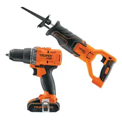 TRUPER - Taladro Atornillador + Sierra Sable + 1bat 2ah 20V