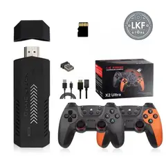 GENERICO - Consola Retro Stick X2 Ultra 3D Games 128GB 45000 Juegos con Mandos Recargables Inalámbricos