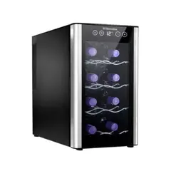 Electrolux - Cava de Vinos Electrolux ERW082XAMB Termoeléctrica para 8 Botellas Color Silver 220V