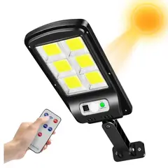 CAFINI - Farola Pastoral Solar LED 50W + Control + Sen Movimiento CAFINI