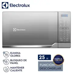 ELECTROLUX - Horno microondas EMDO25S2GSRUG 25 Litros 900 W