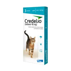 CREDELIO - Credelio 48 mg para gatos - Antiparasitario oral 2 a 8 kg