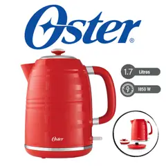 OSTER - HERVIDOR 17LT COLOR ROJO MOD BVSTKT4177R-053