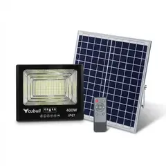 CUBULL - Reflector LED 400W Con Panel Solar IP67 + Control + Accesorios -