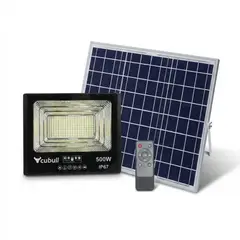CUBULL - Reflector LED 500W Con Panel Solar IP67 + Control + Accesorios - CUBULL