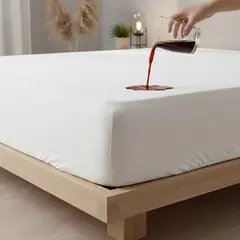 GENERICO - Protector de Colchón Bambú Impermeable con Liga - Fabitex