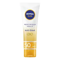 NIVEA - Protector Solar Facial Nivea Sun Anti Edad Q10 Fps50+ 50 Ml